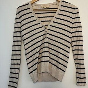 Sezane Lou Jumper Ficelle / Marine - Size S